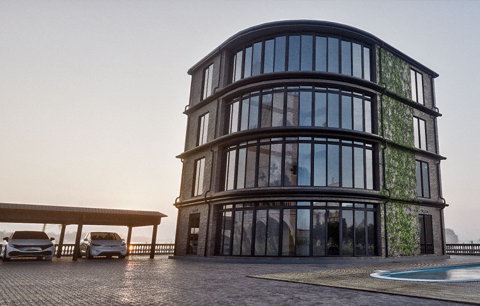 3D-Architektur-Arbeitsplatz-Buero-Gebaeude-Immobilie-Modellierung-Visualisierung