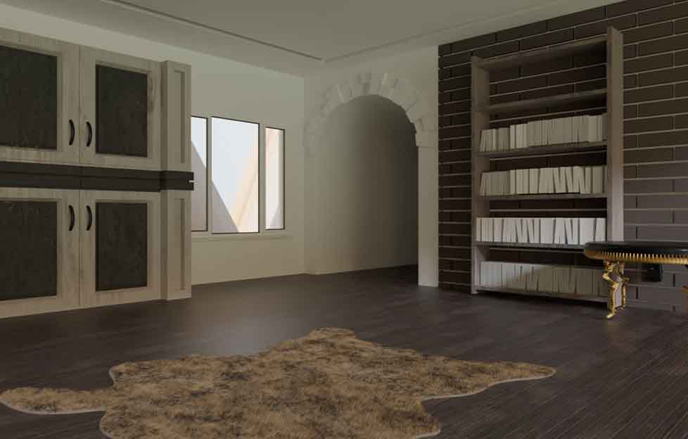 3D-Interior-Innenarchitektur-Wohnzimmer-Design-Modellierung-Architektur