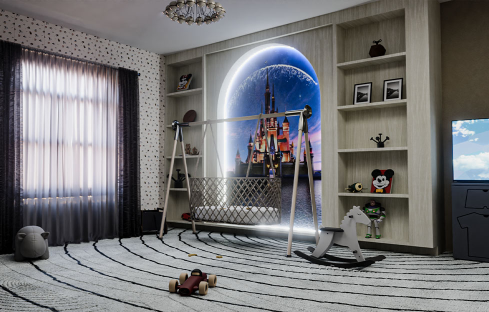 3D-Kinderzimmer-Architektur-Interior-Design-Modellierung-Visualisierung