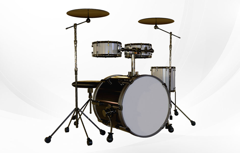 3D-Schlagzeug-Instrument-Design-Produktvisualisierung-Modellierung